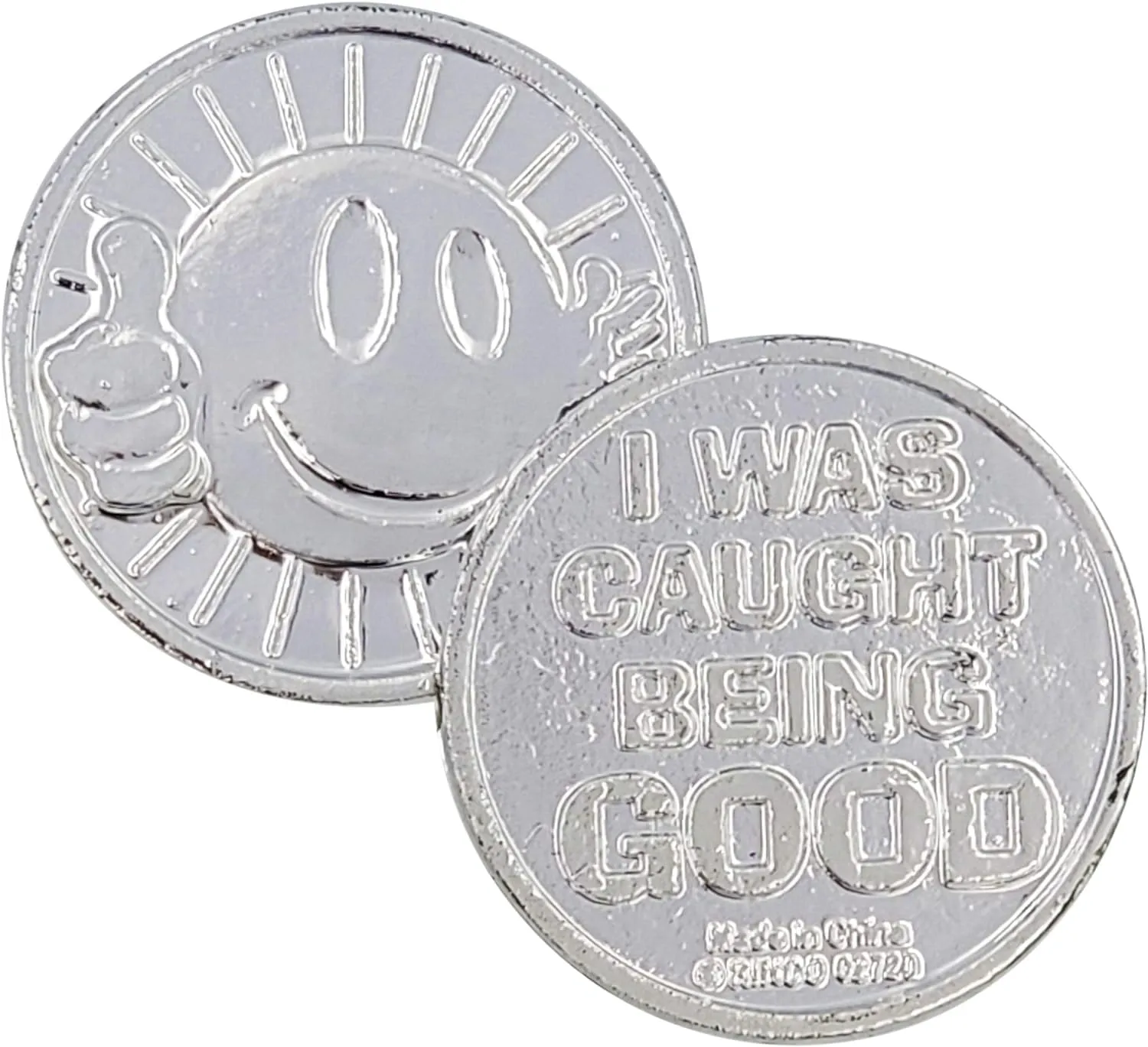 The Dreidel Company Plastic Coins, I was Caught Being Good, Educational & Classroom Learning Activities Party Favor (500-Pack)