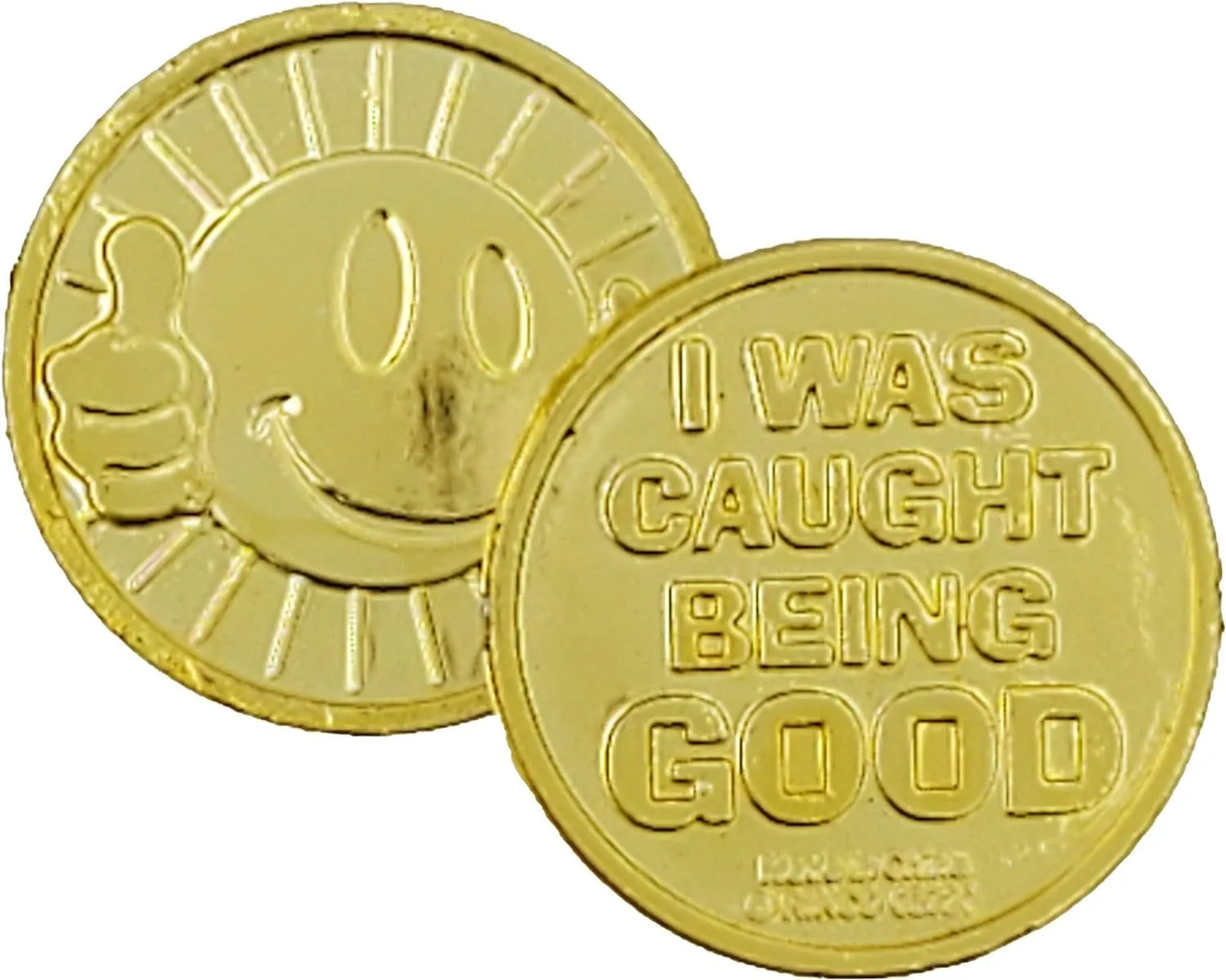 The Dreidel Company Plastic Coins, I was Caught Being Good, Educational & Classroom Learning Activities Party Favor (500-Pack)