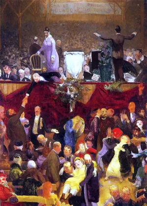 The Sawdust Trail by George Wesley Bellows - Art Print