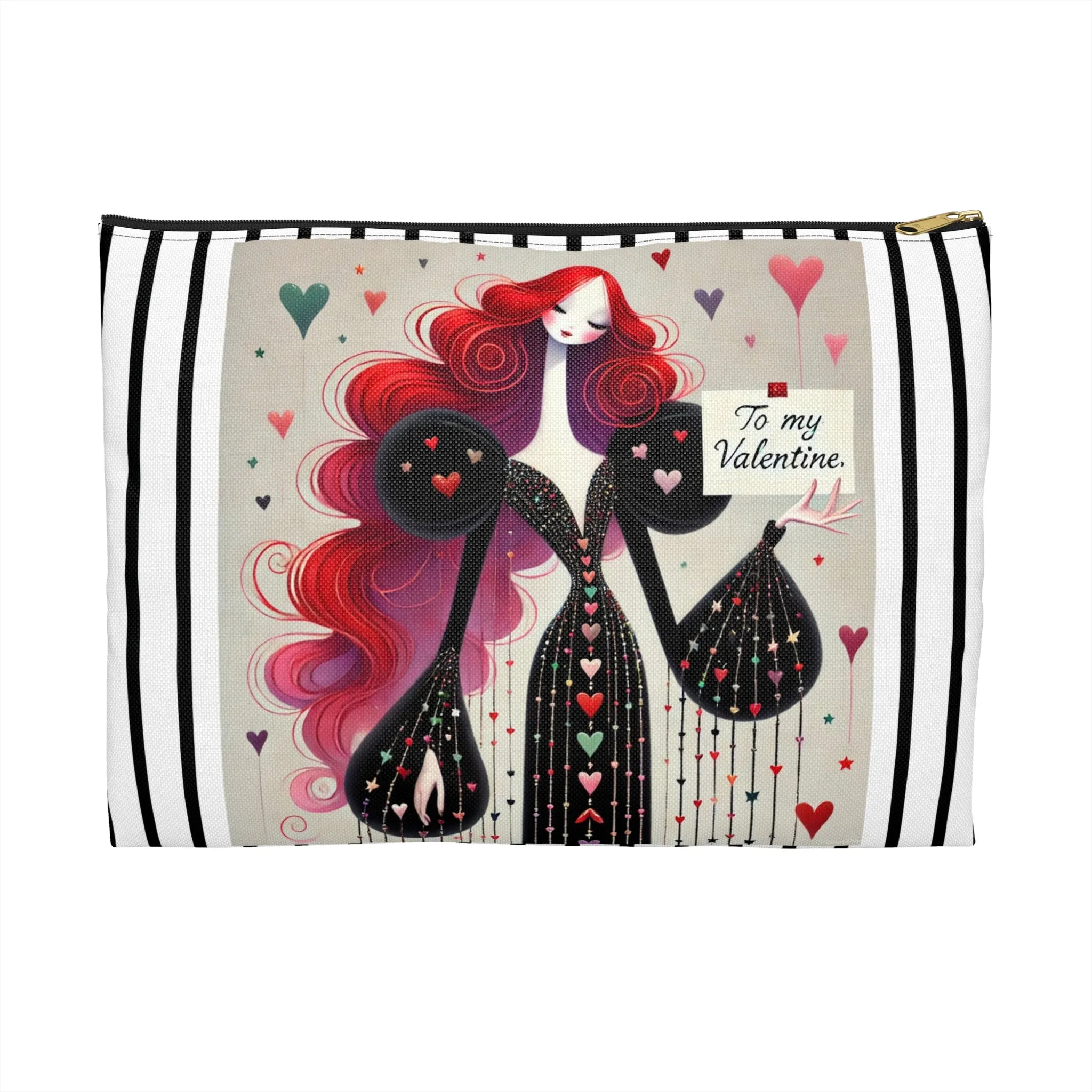 To My Valentine Accessory Pouch