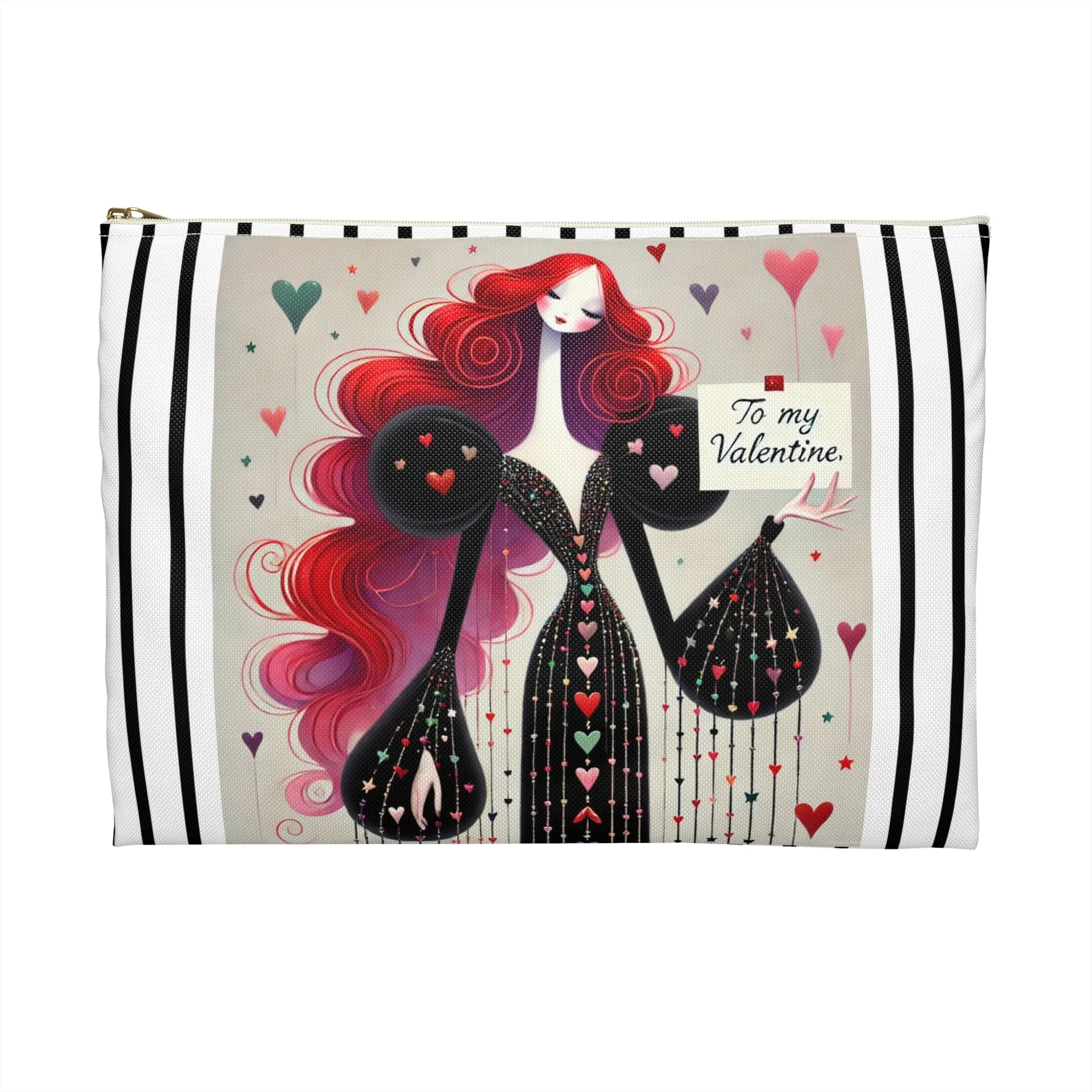 To My Valentine Accessory Pouch
