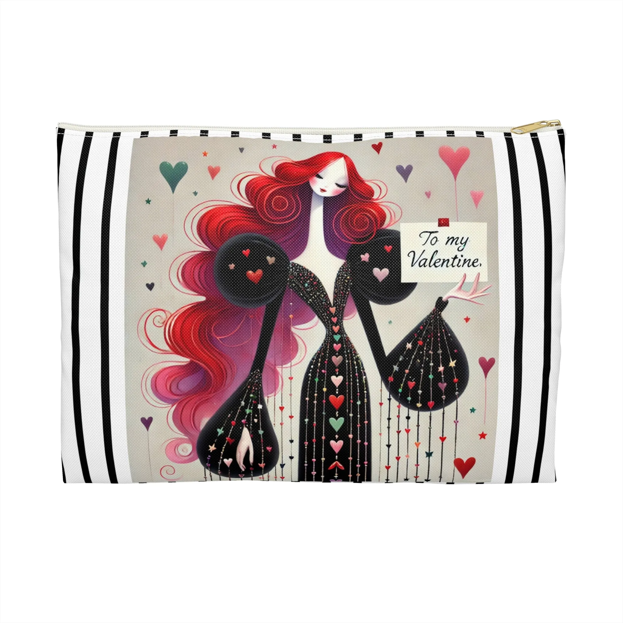 To My Valentine Accessory Pouch