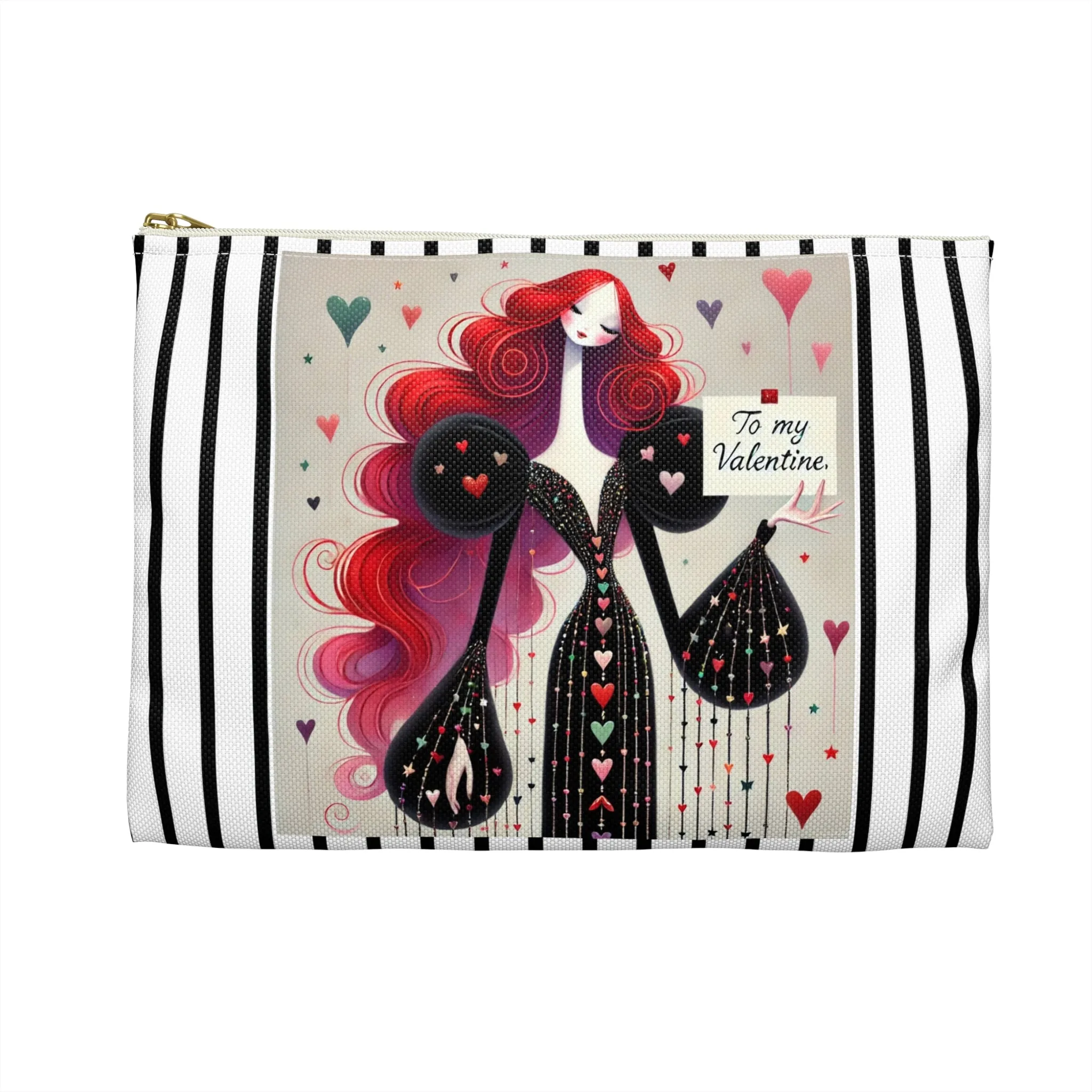 To My Valentine Accessory Pouch