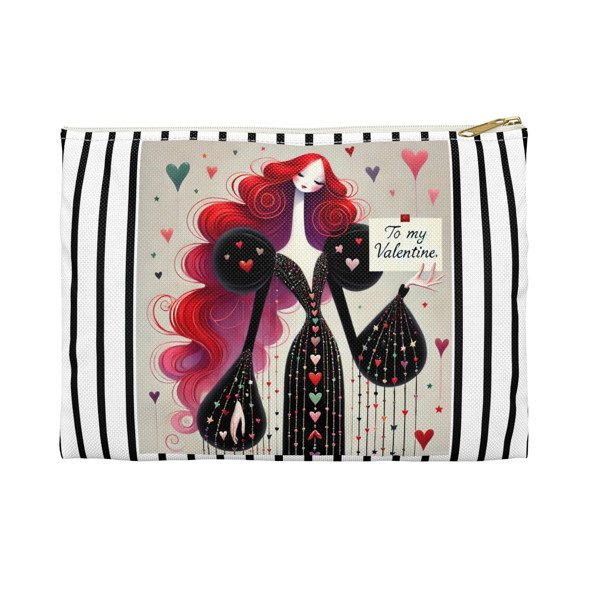 To My Valentine Accessory Pouch