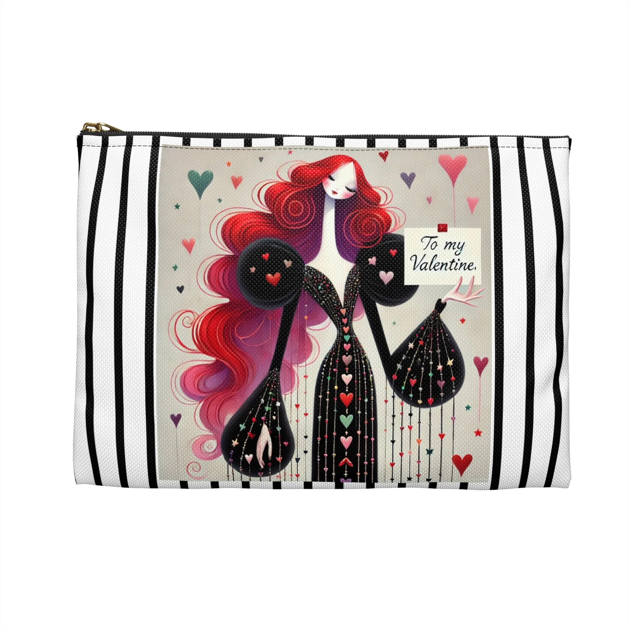 To My Valentine Accessory Pouch