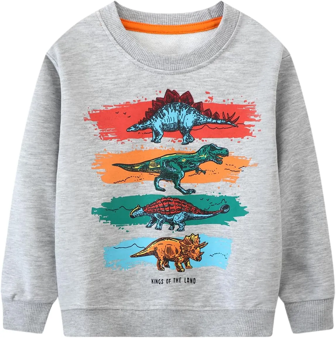 Toddler Boy Cotton Crewneck Long Sleeve Sweatshirt Christmas Clothing 2-7T
