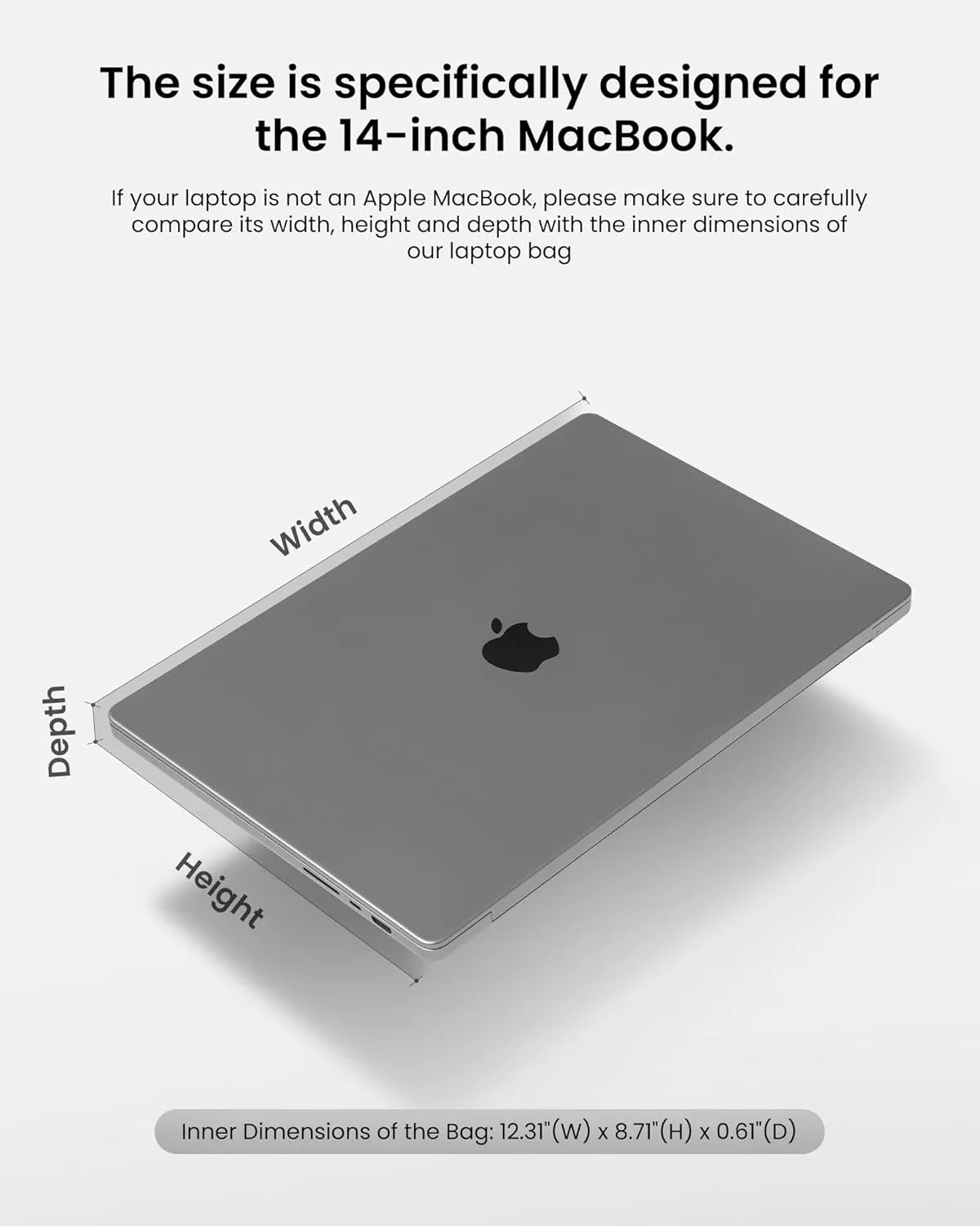 tomtoc 360 Protective Laptop Carry Case for 14-inch MacBook Pro M4/M3/M2/M1 Pro/Max A3112 A3401 A3185 A2992 A2918, Water-resistant Laptop Shoulder Bag for 13-inch MacBook/iPad Pro M4/iPad Air M3 M2