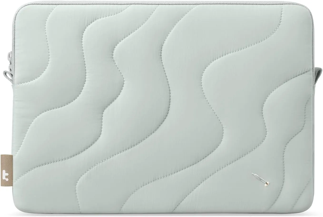 tomtoc 360 Protective Puffy Laptop Sleeve for 16-inch MacBook Pro M4/M3/M2/M1 Pro/Max A3403 A3186 A2991 A2780 A2485 2024-2019, Quilted Design Soft Cute Puffer Bag Laptop Case for Dell XPS 16 Plus