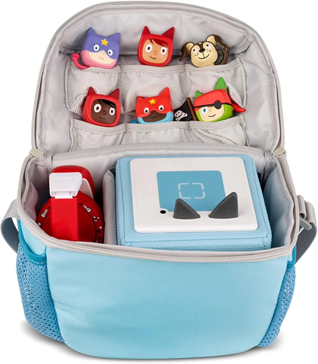 Tonies Character Bag - Travel Bag for your Toniebox, Headphones, Charging Station, and 6 Figurines - Yeti