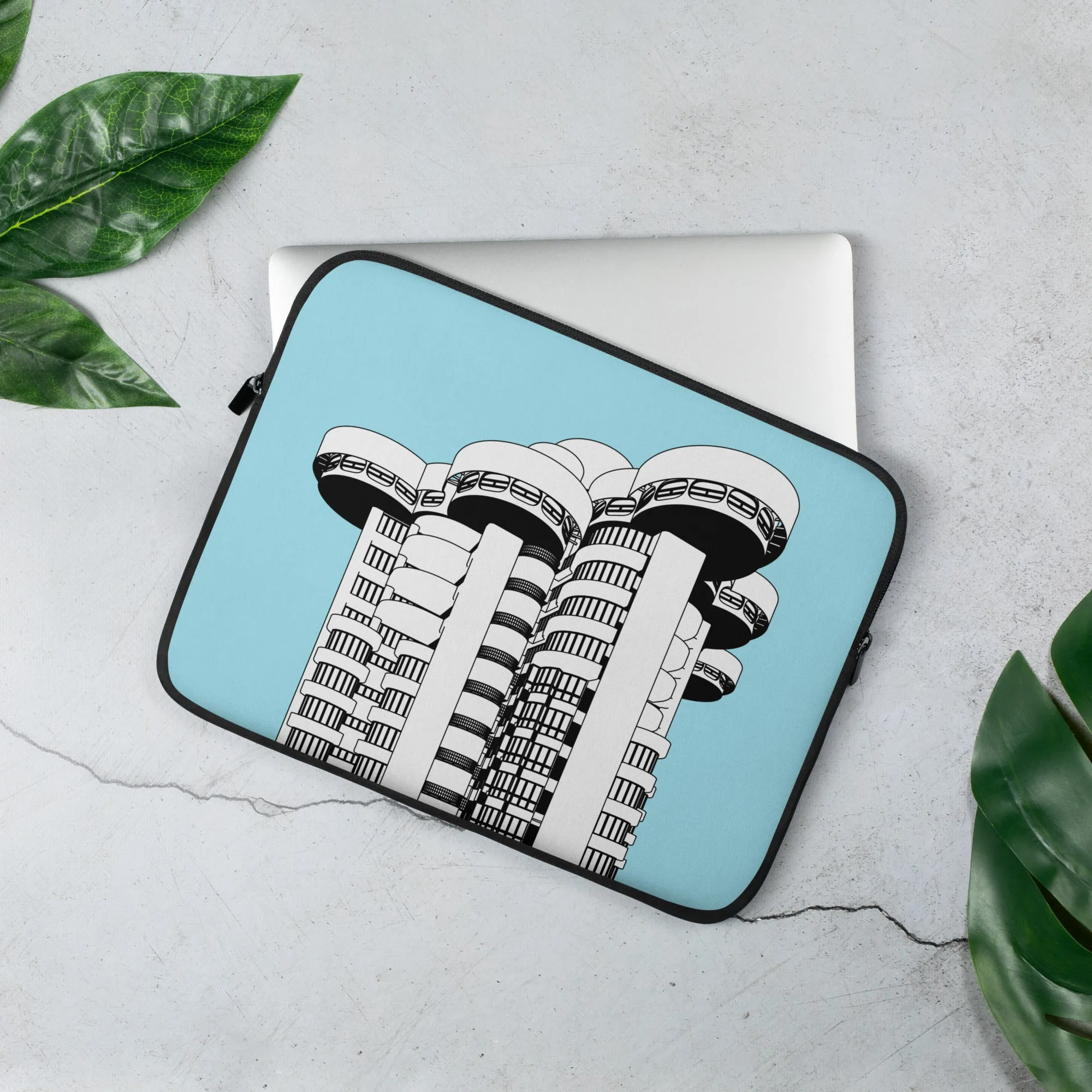 Torres Blancas Blue Laptop Sleeves