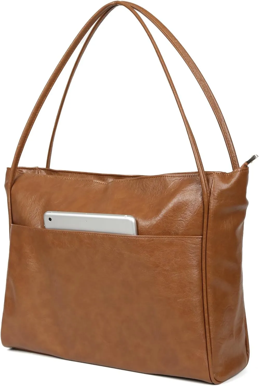Tote Bag for Women Work Purses for Women with Zipper Vegan Leather Ladies Shoulder Purse and Handbags