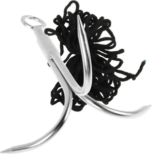 Totority Climbing Accessories Stainless Steel Grapple Hook 10m Roping Tool for Outdoor Fishing Random Color