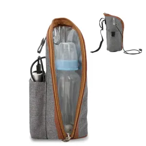 Travel Breast Milk Bag Warmer,Semme Baby Bottles, Bottle Warmer Bag, Portable Beverage and Baby Bottle Warmer Ideal for Car Travel, Shopping