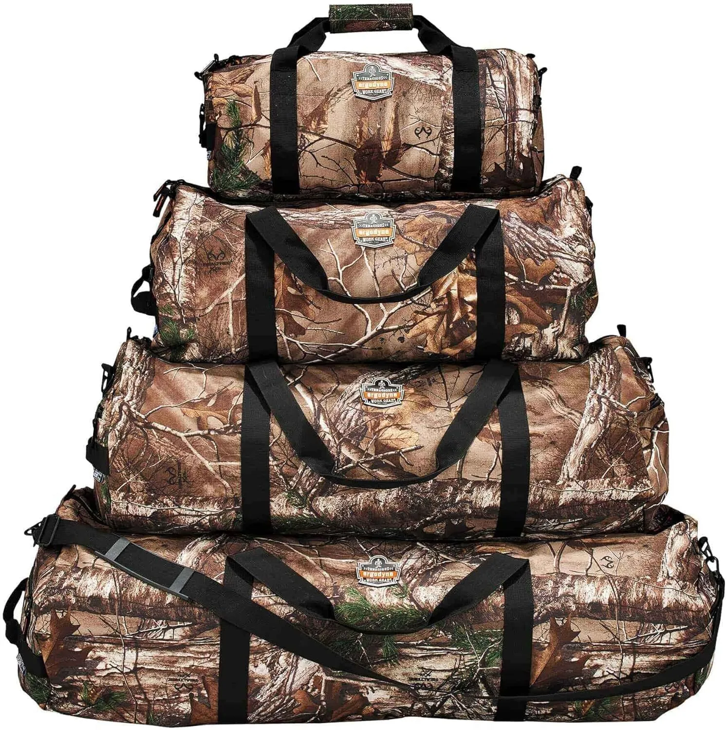 Travel Duffel Bag, Hunting Fishing Gear, RealTree Camo, Extra Small, Ergodyne Arsenal