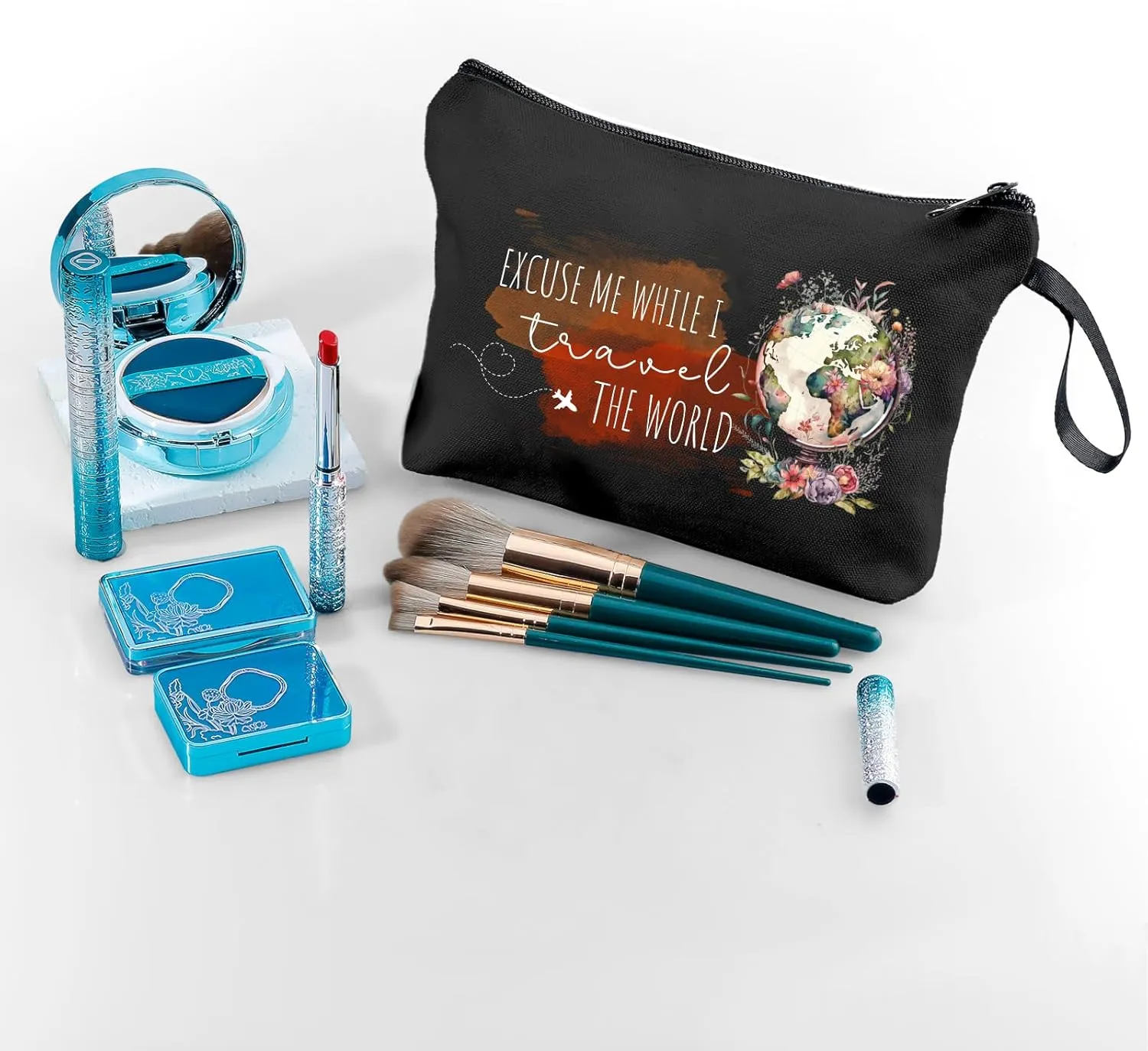 Travel Gifts - Makeup Bag Organizer for Women, Perfect for Birthday, Christmas, or Any Occasion