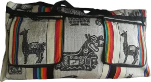 Travel or Sports Bag Manta Fabric Inca Designs Peru
