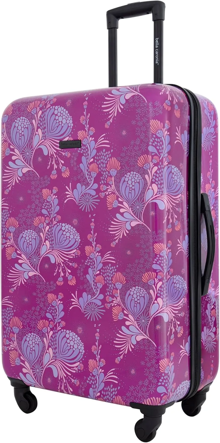 Travelers Club Bella Caronia 20" Carry-On Voguish Luggage, Style Flora, 3 Piece Set