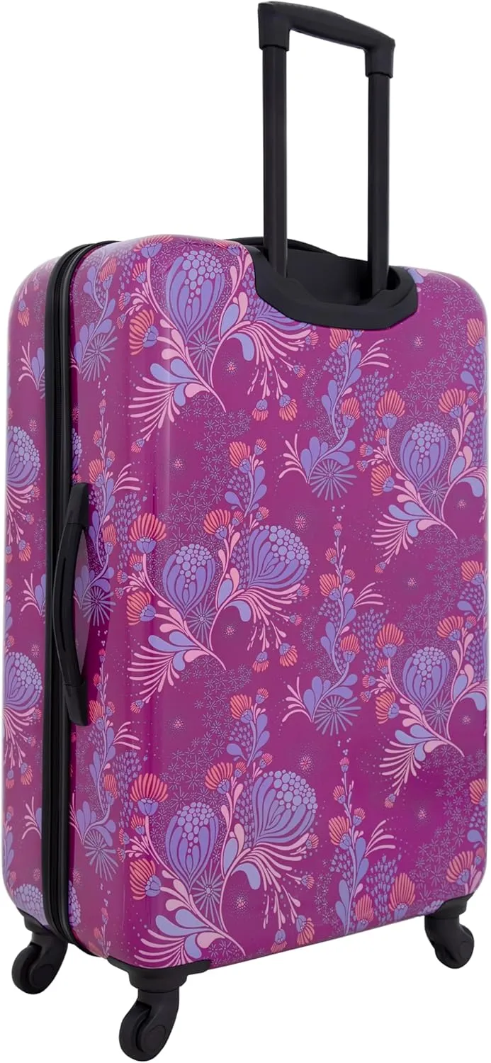 Travelers Club Bella Caronia 20" Carry-On Voguish Luggage, Style Flora, 3 Piece Set
