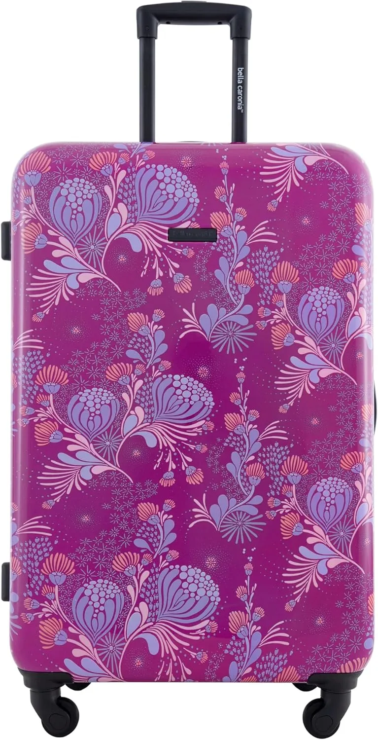 Travelers Club Bella Caronia 20" Carry-On Voguish Luggage, Style Flora, 3 Piece Set