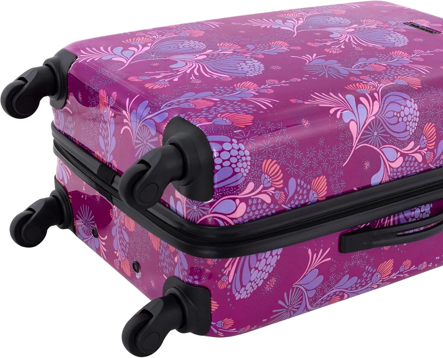 Travelers Club Bella Caronia 20" Carry-On Voguish Luggage, Style Flora, 3 Piece Set