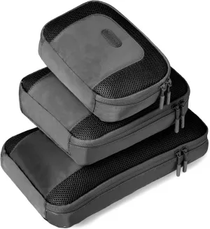 Travelon Packing Intelligence, Pi Never Lost Set of 3 Packing Cubes