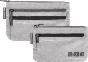 Travelon World Travel Essentials Set of 2 Currency and Passport Organizers