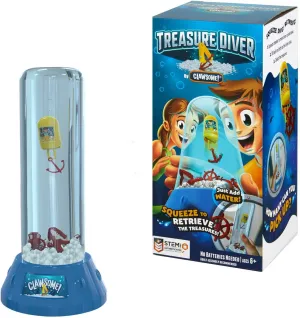 Treasure Diver Handheld Water Game | Retro Mini Sea Diving STEM Toys for Adults, Girls & Boys Ages 6-12