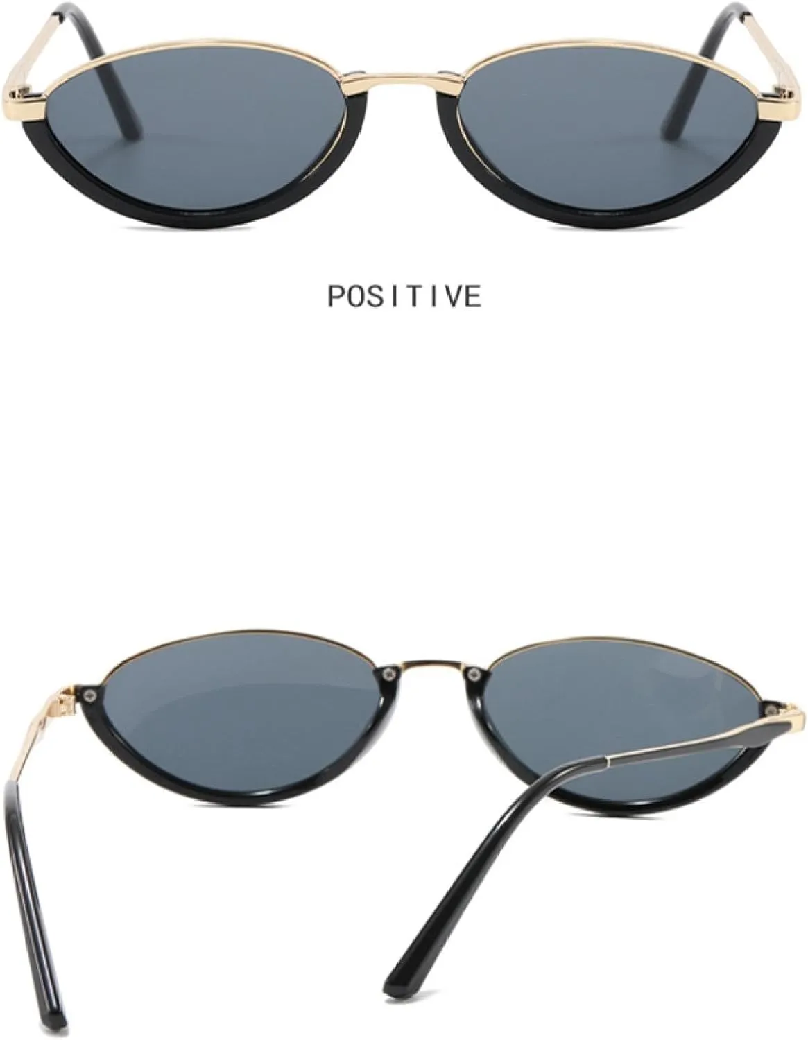 Trendy Luxury Small Cat Eye Sunglass Women Men Metal Frame Sunglasses Men Retro Driving Shades Travel Glasses Uv400