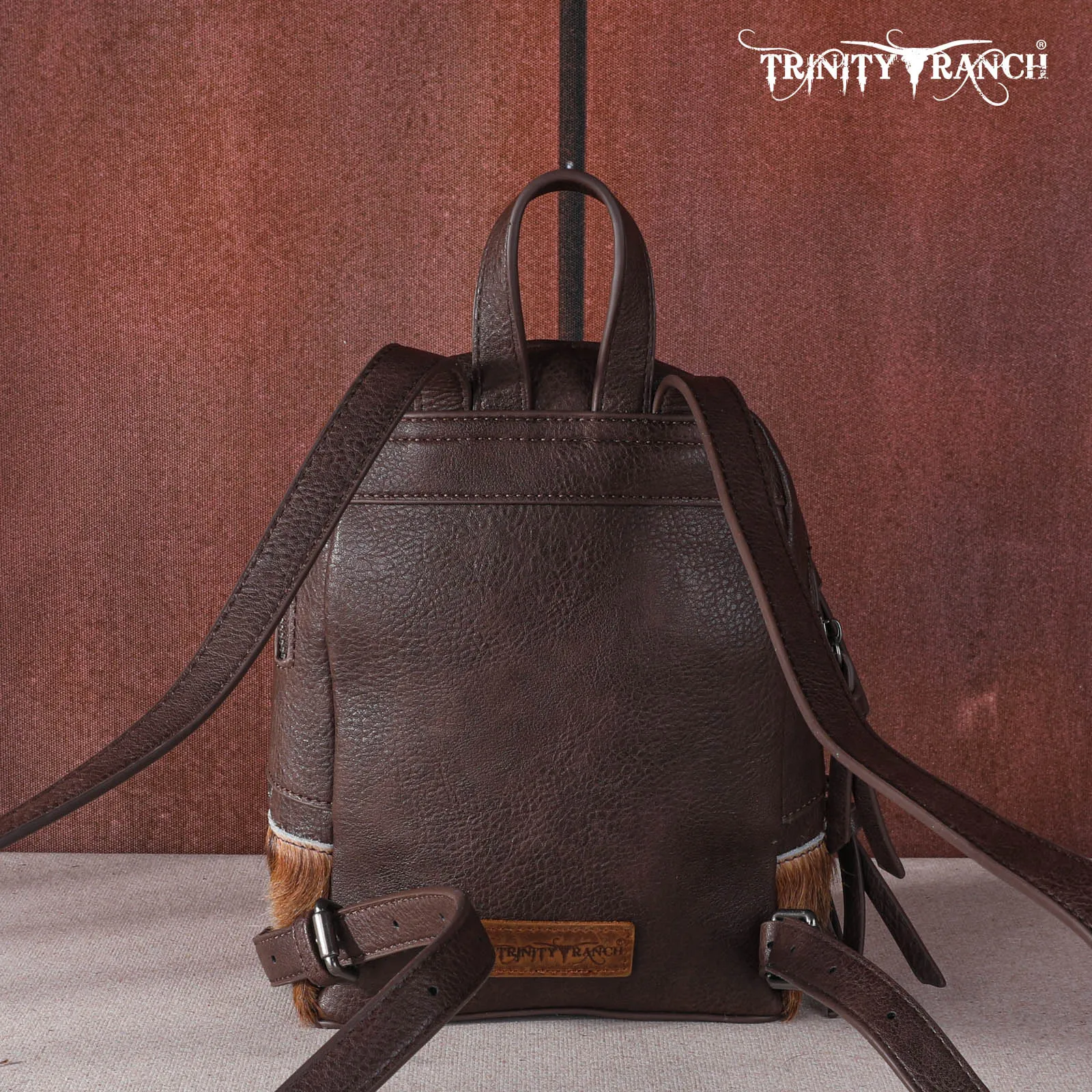 Trinity Ranch Hair-On Cowhide Collection Mini Backpack