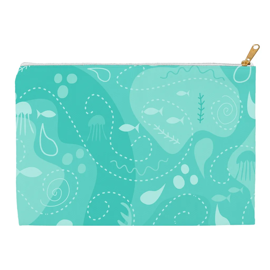 Underwater Blue-Green | Pencil Case | Pouch