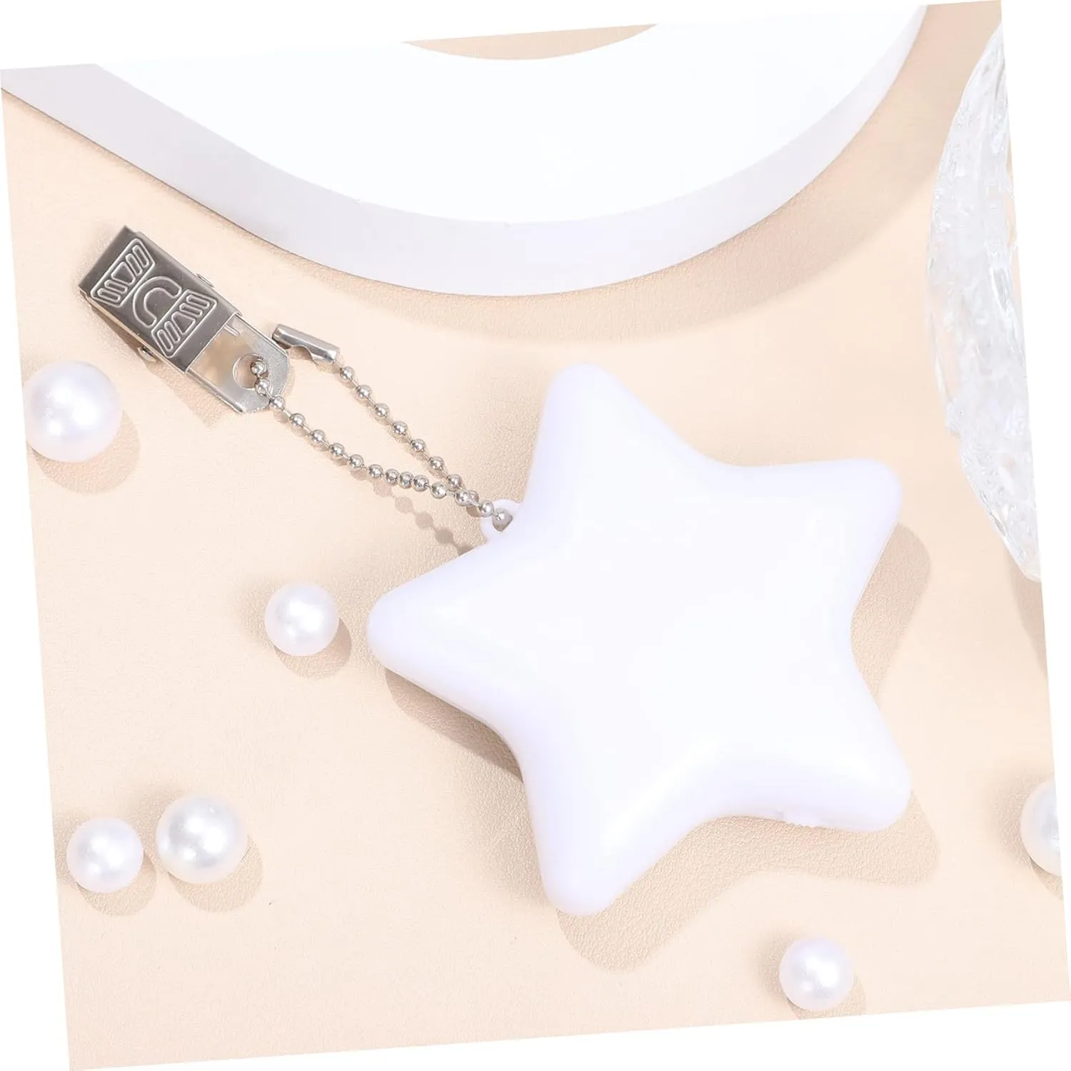 Uonlytech 5pcs Night Light Heart Purses Mini Wallets for Women Automatic Wallet Touch Handbag Light Key Chain Buckle Backpack Night Portable Purse Handbag Lamp Heart-Shaped
