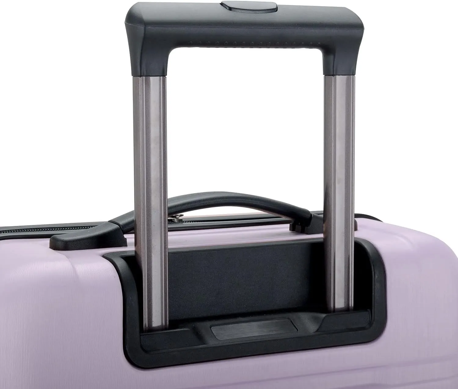 U.S. Traveler Boren Polycarbonate Hardside Rugged Travel Suitcase Luggage with 8 Spinner Wheels, Aluminum Handle, Lavender, Checked-Medium 26-Inch