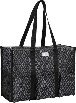 Utility Tote with Pockets & Compartments - Perfect Nurse, Teacher & Work Bag
