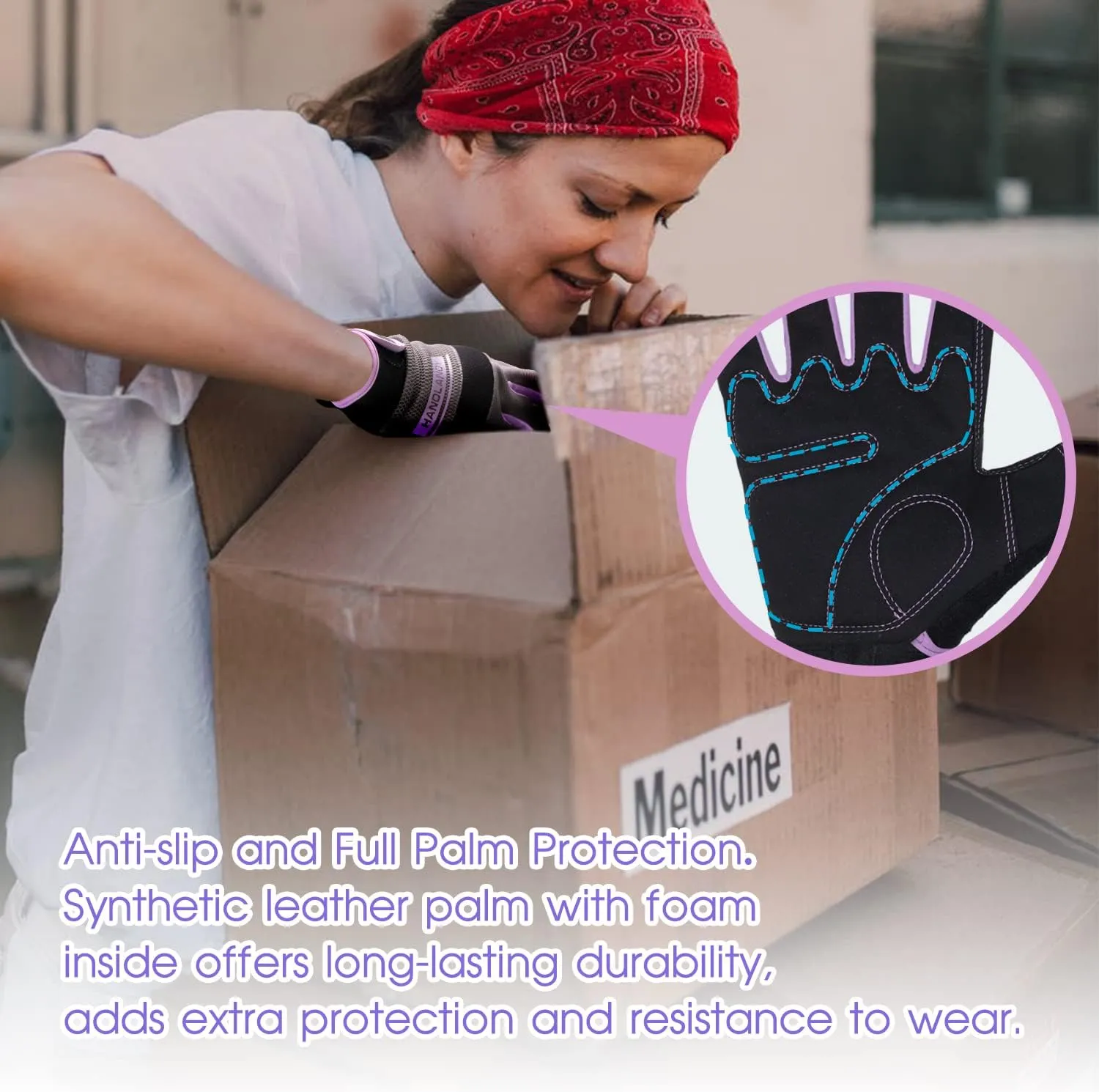 Utility Work Gloves Women, Safety Mechanic Working Gloves Touch Screen,Flexible Breathable Yard Work Gloves