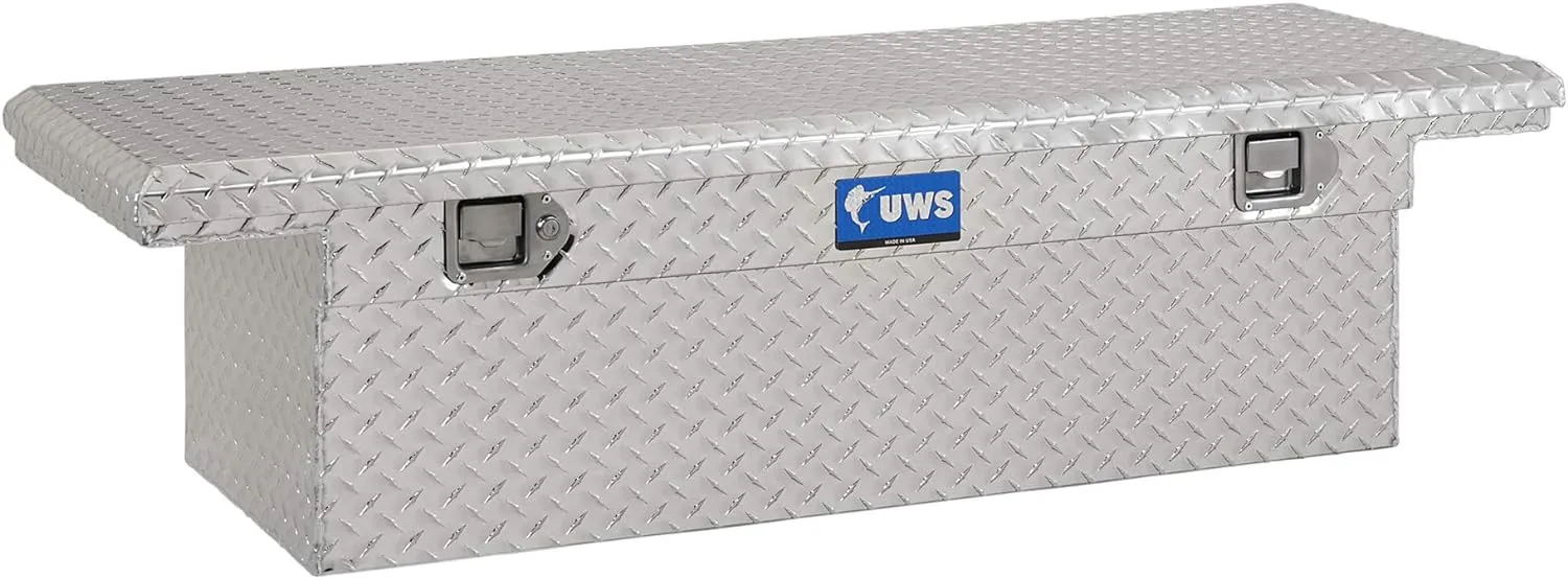 UWS EC10101 54-Inch Heavy-Wall Aluminum Truck Tool Box with Low Profile, RigidCore Lid