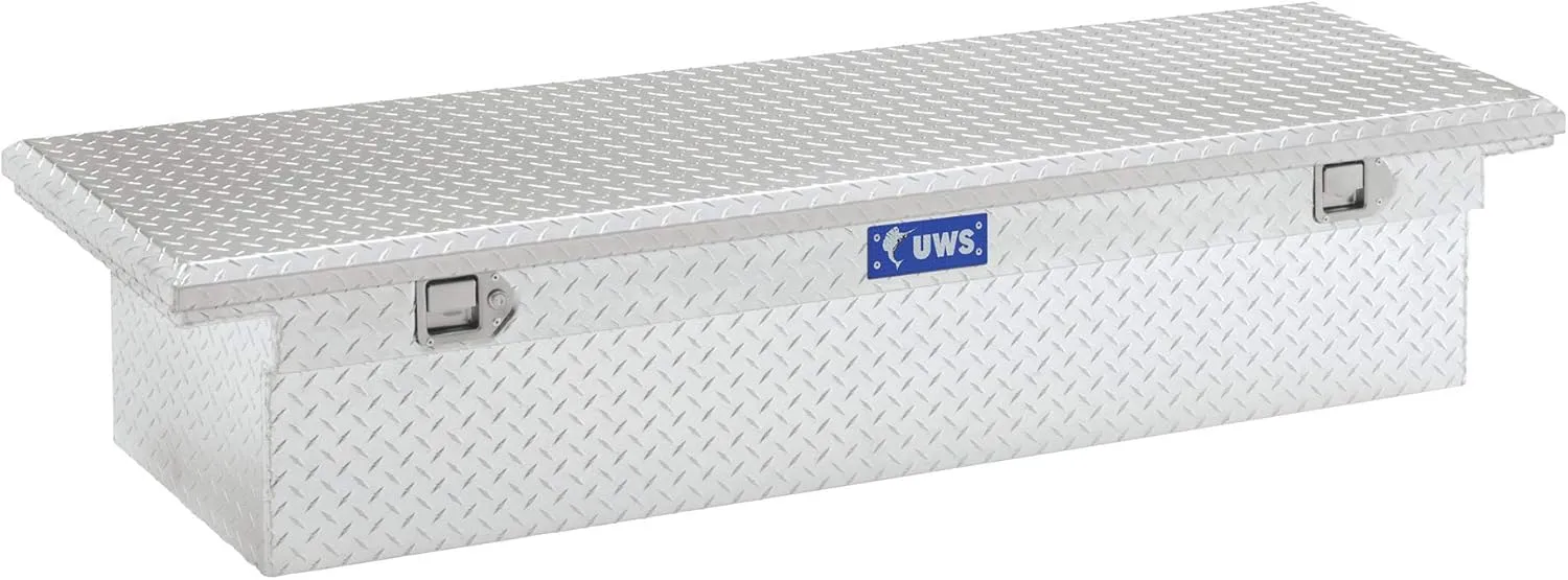 UWS EC10391 66-Inch Heavy-Wall Aluminum Truck Tool Box with Low Profile, RigidCore Lid