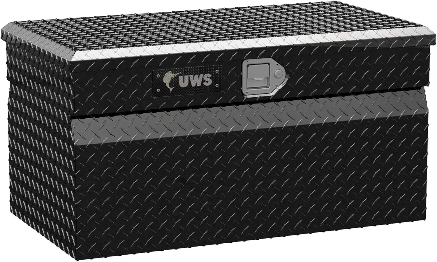 UWS EC20152 36-Inch Gloss Black Heavy-Wall Aluminum Truck Storage Box, RigidCore Lid