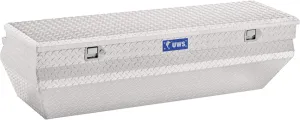 UWS EC20311 55-Inch Heavy-Wall Aluminum Wedge Angled Truck Storage Box, RigidCore Lid