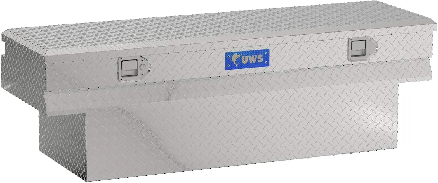 UWS EC20331 60-Inch Heavy-Wall Aluminum Notched Truck Storage Box, RigidCore Lid