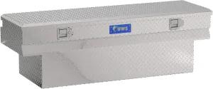 UWS EC20331 60-Inch Heavy-Wall Aluminum Notched Truck Storage Box, RigidCore Lid