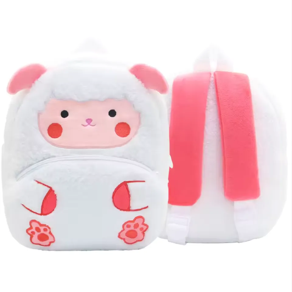 Variety of Animal Plush Backpacks for Kids – Adorable Soft Cartoon Bags for School, Travel & Daycare, Lightweight and Perfect for Toddlers