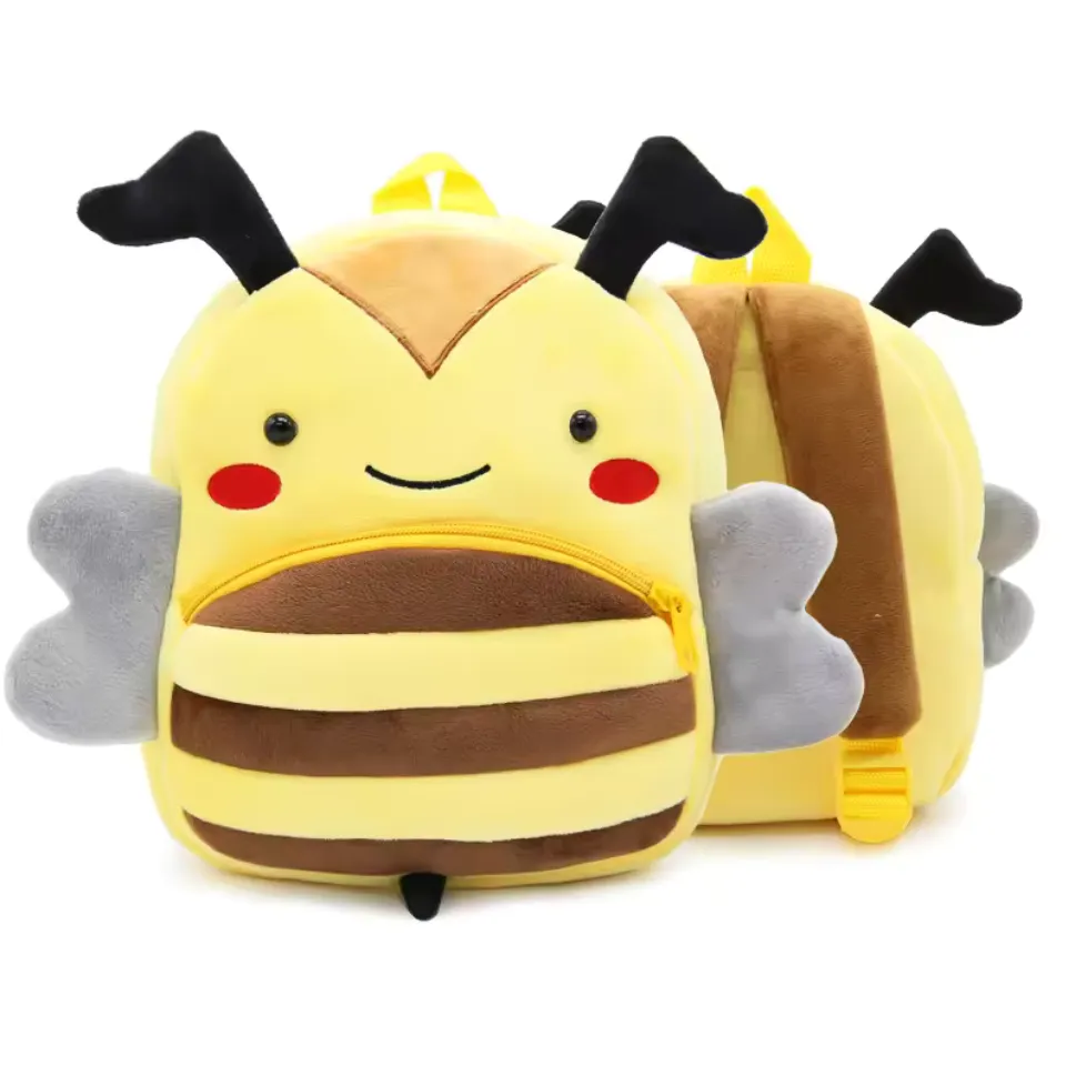 Variety of Animal Plush Backpacks for Kids – Adorable Soft Cartoon Bags for School, Travel & Daycare, Lightweight and Perfect for Toddlers