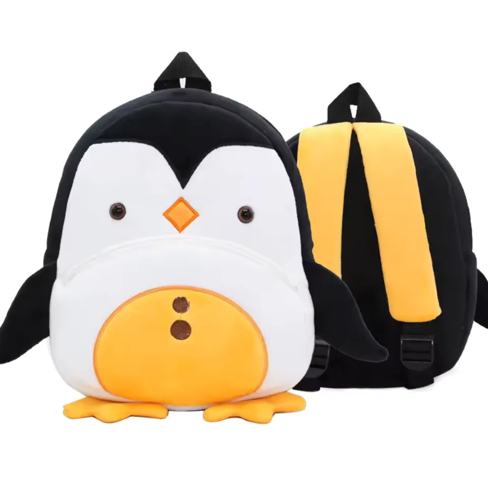 Variety of Animal Plush Backpacks for Kids – Adorable Soft Cartoon Bags for School, Travel & Daycare, Lightweight and Perfect for Toddlers