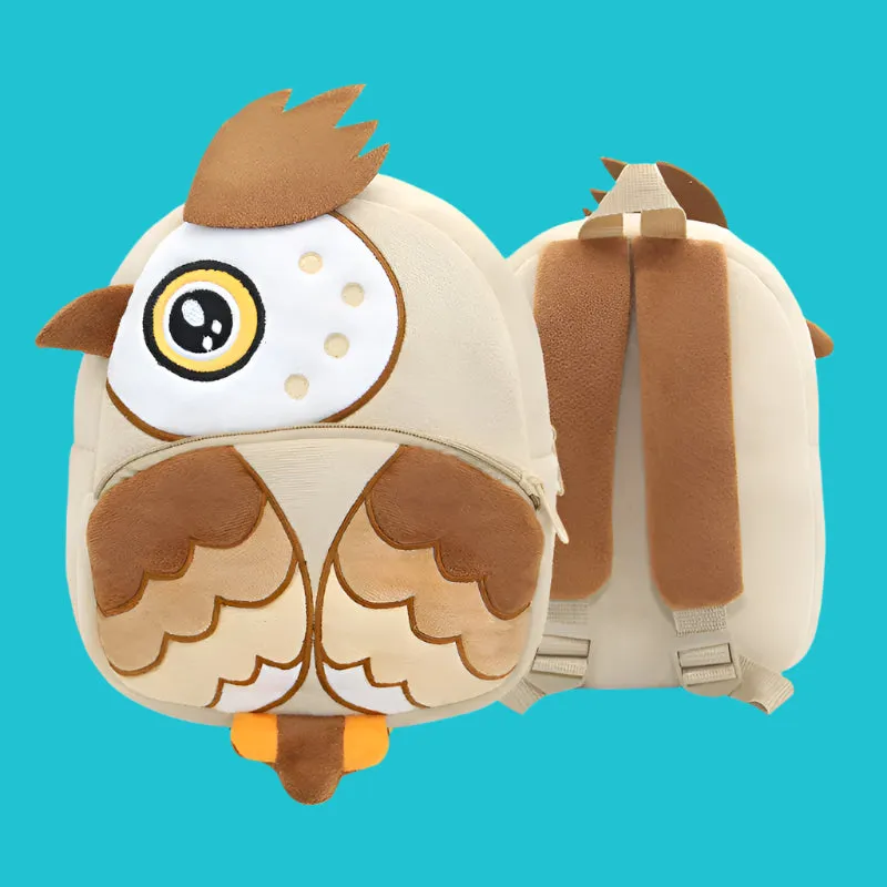 Variety of Animal Plush Backpacks for Kids – Adorable Soft Cartoon Bags for School, Travel & Daycare, Lightweight and Perfect for Toddlers