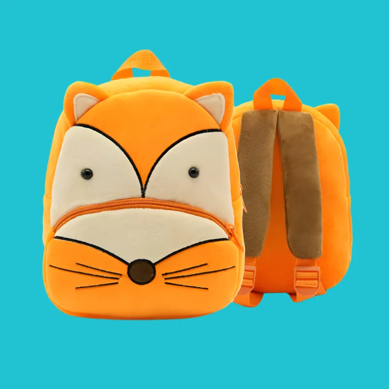 Variety of Animal Plush Backpacks for Kids – Adorable Soft Cartoon Bags for School, Travel & Daycare, Lightweight and Perfect for Toddlers