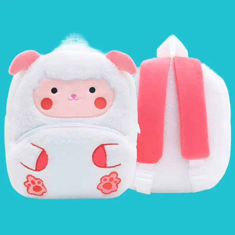 Variety of Animal Plush Backpacks for Kids – Adorable Soft Cartoon Bags for School, Travel & Daycare, Lightweight and Perfect for Toddlers