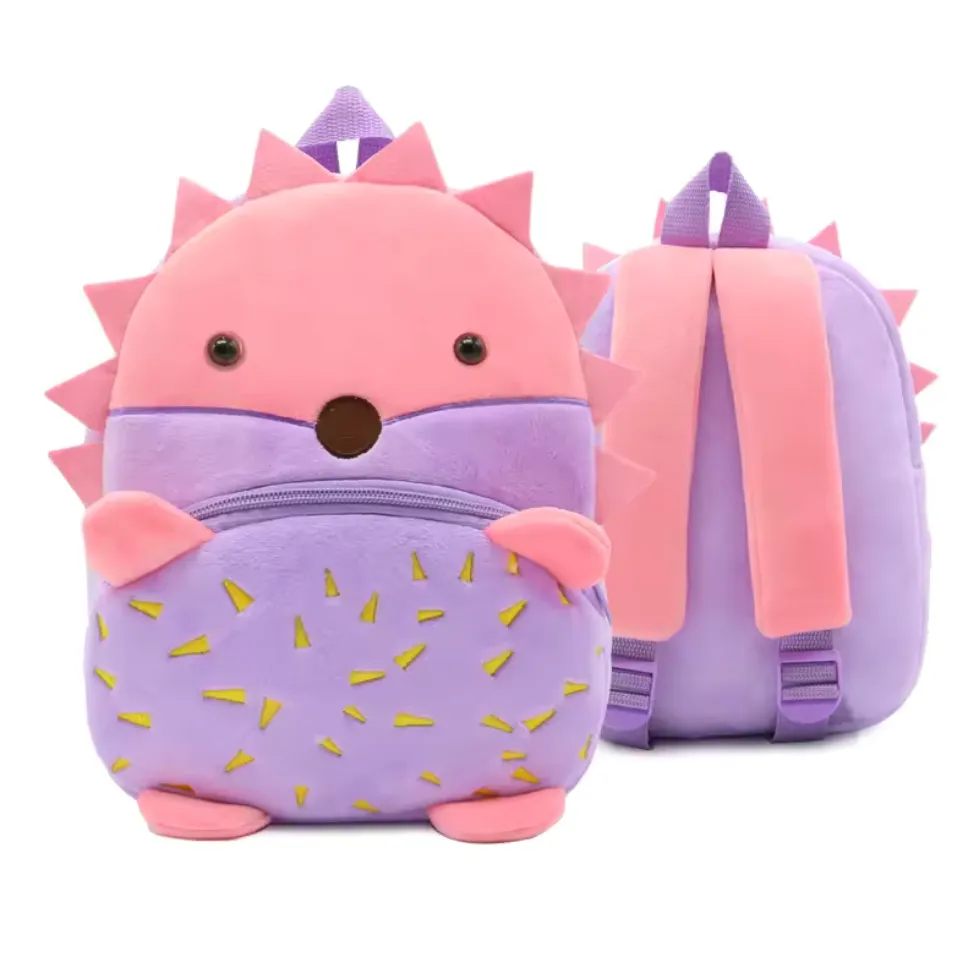 Variety of Animal Plush Backpacks for Kids – Adorable Soft Cartoon Bags for School, Travel & Daycare, Lightweight and Perfect for Toddlers