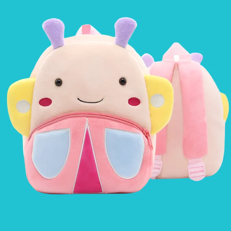 Variety of Animal Plush Backpacks for Kids – Adorable Soft Cartoon Bags for School, Travel & Daycare, Lightweight and Perfect for Toddlers