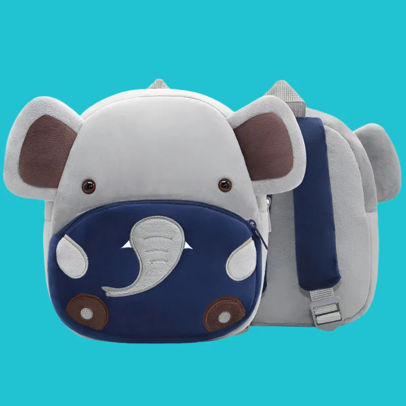 Variety of Animal Plush Backpacks for Kids – Adorable Soft Cartoon Bags for School, Travel & Daycare, Lightweight and Perfect for Toddlers
