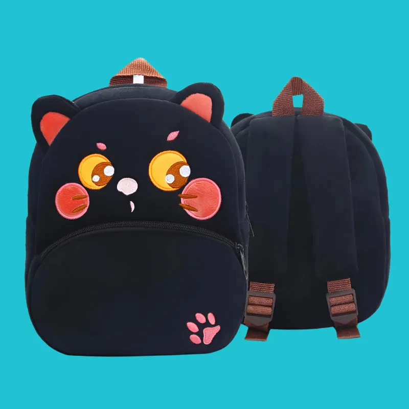 Variety of Animal Plush Backpacks for Kids – Adorable Soft Cartoon Bags for School, Travel & Daycare, Lightweight and Perfect for Toddlers